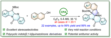 Enantioselective Annulation Of Tryptanthrin Derived Ketimines