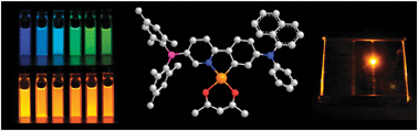 Graphical abstract: Highly efficient orange electrophosphorescence from a trifunctional organoboron–Pt(ii) complex