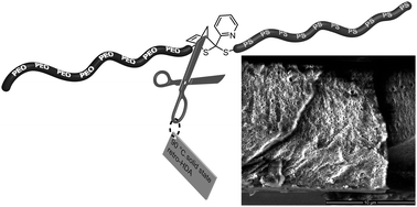 Graphical abstract: Formation of nanoporous materials via mild retro-Diels–Alder chemistry