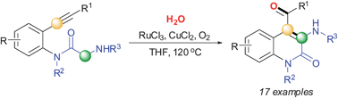 Graphical abstract: Ruthenium-catalyzed intramolecular carbocyclization of alkynes with an sp3carbon involving an oxidative deprotonation process