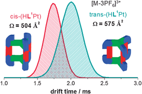 Graphical abstract: Shapes of supramolecular cages by ion mobility mass spectrometry