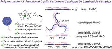 Graphical abstract: Facile synthesis of pendant- and α,ω-chain-end-functionalized polycarbonates via immortal polymerization by using a salan lutetium alkyl precursor