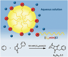 Graphical abstract: Micellar catalysis in aqueous–ionic liquid systems