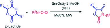 Graphical abstract: Catalytic conversion of lactide to optically pure heterocycles