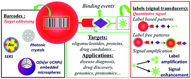 Graphical abstract: Suspension arrays based on nanoparticle-encoded microspheres for high-throughput multiplexed detection