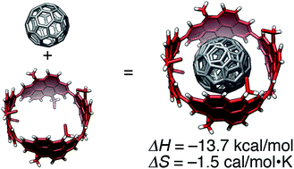 Graphical abstract: Molecular recognition in curved π-systems: effects of π-lengthening of tubular molecules on thermodynamics and structures
