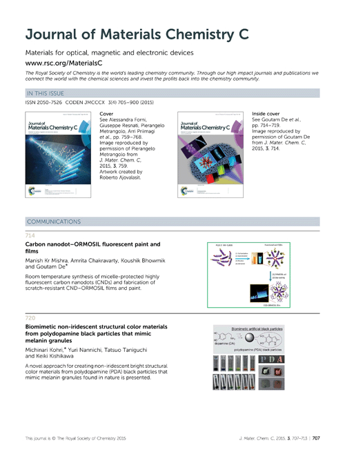 Contents list