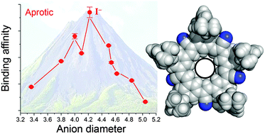Graphical abstract: Size-matched recognition of large anions by cyanostar macrocycles is saved when solvent-bias is avoided