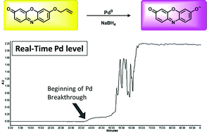 Graphical abstract: Online sensing of palladium in flowing streams