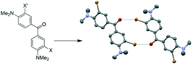 Graphical abstract: Halogen-bonded dimers and ribbons from the self-assembly of 3-halobenzophenones