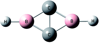 Graphical abstract: Double C–H bond activation of acetylene by atomic boron in forming aromatic cyclic-HBC2BH in solid neon