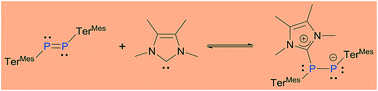 Graphical abstract: Reactivity enhancement of a diphosphene by reversible N-heterocyclic carbene coordination