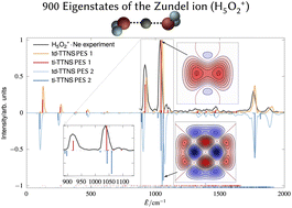 Graphical abstract: State-resolved infrared spectrum of the protonated water dimer: revisiting the characteristic proton transfer doublet peak
