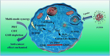 Graphical abstract: Organic disulfide-modified folate carbon dots for tumor-targeted synergistic chemodynamic/photodynamic therapy