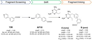 Graphical abstract: Discovery of rigid biphenyl Plasmodium falciparum DHFR inhibitors using a fragment linking strategy