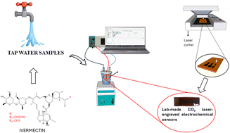 Graphical abstract: Lab-made CO2 laser-engraved electrochemical sensors for ivermectin determination