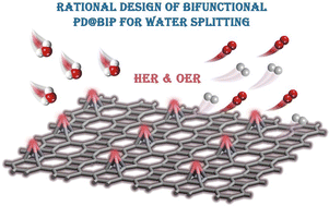 Graphical abstract: Single-atom Pd directly anchored on biphenylene: a promising bifunctional electrocatalyst for overall water splitting