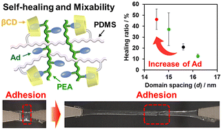 Graphical abstract: Mechanical properties and molecular adhesion exhibited by inorganic–organic composite elastomers