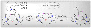 Graphical abstract: Synthesis and reactivity of a six-membered heterocyclic 1,3-diphosphaallene