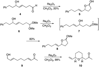 Initial cyclization studies.