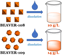 Graphical abstract: Solvatomorphic diversity dictates the stability and solubility of metal–organic polyhedra