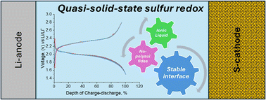 Graphical abstract: Ionic liquid electrolytes for enhancing the performance of lithium–sulfur batteries: a new approach to mitigating polysulfide dissolution and shuttle effects