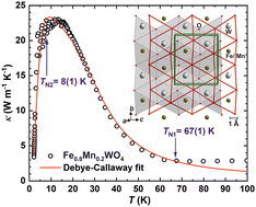 Graphical abstract: Magnetism and electrical and thermal transport in the natural Fe1−xMnxWO4 (x = 0.2) mineral from Potosí, Bolivia
