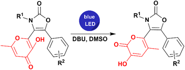 Anionic photochemical rearrangement of 3-hydroxypyran-4-ones bearing ...