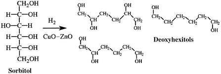 Starch-derived polyols for polymer technologies: preparation by hydrogenolysis on metal catalysts