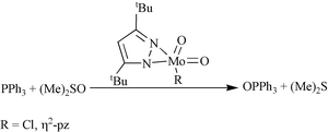Graphical abstract: The first molybdenum dioxo compounds with η2-pyrazolate ligands: crystal structure and oxo transfer properties