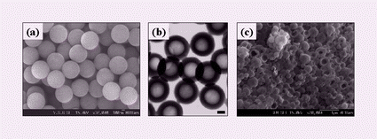 Graphical abstract: Simple preparation of monodisperse hollow silica particles without using templates