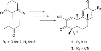 Graphical abstract: Efficient synthesis of (−)- and (+)-tricyclic compounds with enone functionalities in rings A and C. A novel class of orally active anti-inflammatory and cancer chemopreventive agents
