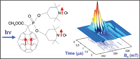 Graphical abstract: First observation of the hyperfine structure of an excited quintet state in liquid solution