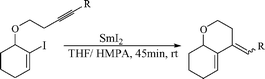 Graphical abstract: Cyclization of samarium diiodide-generated vinyl radicals in 6-(π-exo)-exo-dig mode