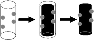 Graphical abstract: Encapsulation of metal particles within the wall structure of mesoporous carbons