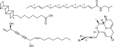 Graphical abstract: Exotic biomodification of fatty acids