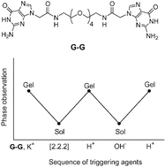 Graphical abstract: Dynamic sol–gel interconversion by reversible cation binding and release in G-quartet-based supramolecular polymers
