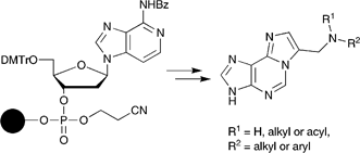 Graphical abstract: Solid-phase synthesis of 7-substituted 3H-imidazo[2,1-i]purines