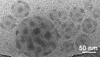 Graphical abstract: Complex domain architecture of multicompartment micelles from a linear ABC triblock copolymer revealed by cryogenic electron tomography
