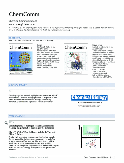 Contents and Chemical Biology