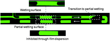 Graphical abstract: Partial wetting gas–liquid segmented flow microreactor