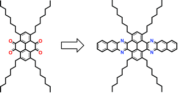 Graphical abstract: A tetraalkylated pyrene building block for the synthesis of pyrene-fused azaacenes with enhanced solubility