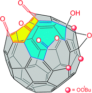Graphical abstract: Carving two adjacent holes on [60]fullerene through two consecutive epoxide to diol to dione transformations