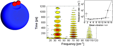 Graphical abstract: Vibrational relaxation and dephasing of Rb2 attached to helium nanodroplets