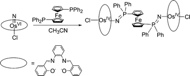Graphical abstract: Binuclear (salen)osmium phosphinidine and phosphiniminato complexes