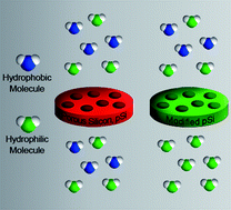 Graphical abstract: Fabrication of self-supporting porous silicon membranes and tuning transport properties by surface functionalization