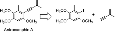 Graphical abstract: First total synthesis of antrocamphin A and its analogs as anti-inflammatory and anti-platelet aggregation agents