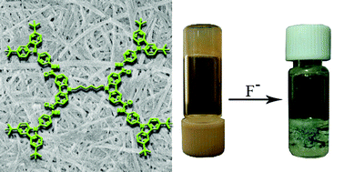Graphical abstract: New dendritic gelator bearing carbazole in each branching unit: selected response to fluoride ion in gel phase
