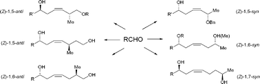 Graphical abstract: Effective 1,5-, 1,6- and 1,7-remote stereocontrol in reactions of alkoxy- and hydroxy-substituted allylstannanes with aldehydes