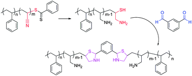 Graphical abstract: Novel polymer coupling chemistry based upon latent cysteine-like residues and thiazolidine chemistry